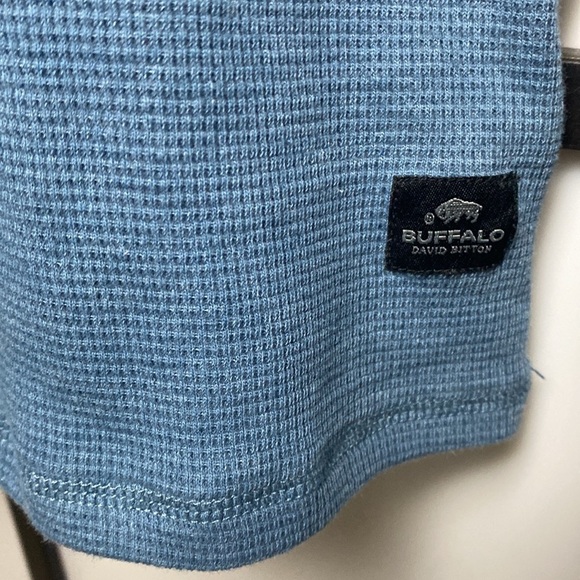 Buffalo David Britton Waffle Knit 2Pack Long Sleeve Sweater Button Top Siz Small - Picture 14 of 17
